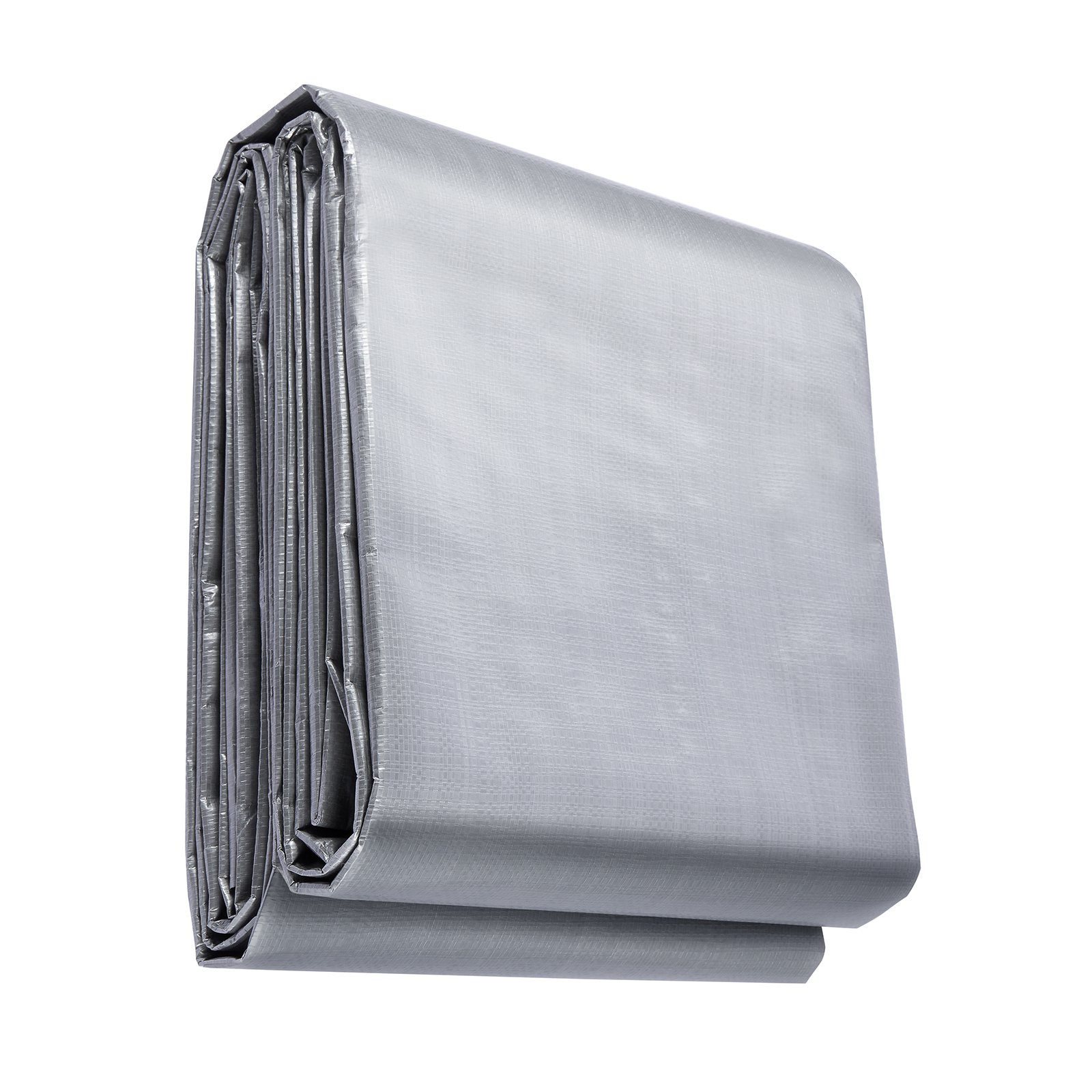 Tarp Waterproof 20X30 Ft, Plastic Poly Tarp Cover 10 Mil, Multi Purpose Tear UV And Temperature Resistant Outdoor Tarpaulin With High Durability Reinforced Grommets Silver Brown