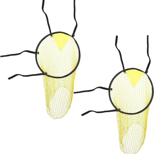 2-Pack Top Bins Football Target Net, Foldable Soccer Training Net With Goal, Easy To Install And Disassemble, Suitable For Soccer Training Practice
