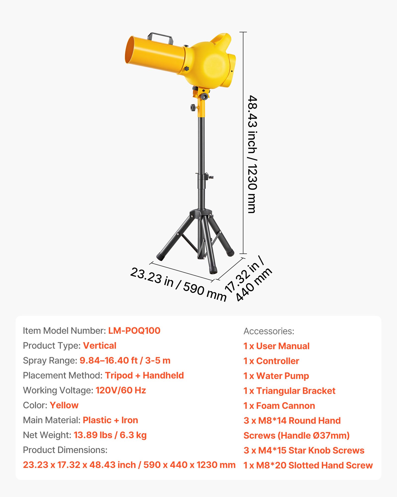Foam Machine, Handheld Spray Foam Cannon Party Machine, Bubble Cannon With Fan & Triangular Structure, Dense Foams Maker For Gatherings, Backyard, Celebrations & Party, Continuous Foams Output