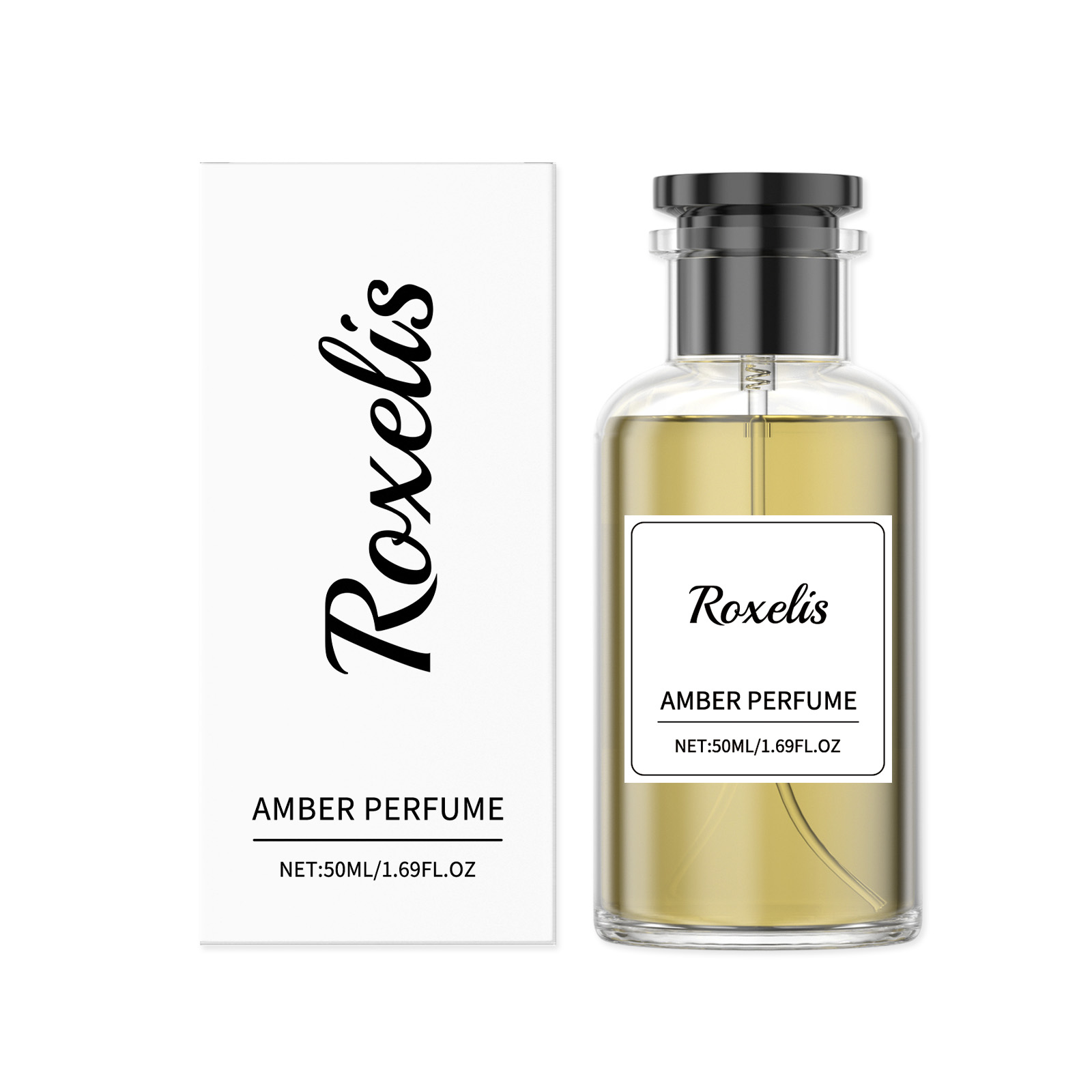 Amber Men Perfume, Woody Fruity Scent Long Lasting Cologne For Men 50ml