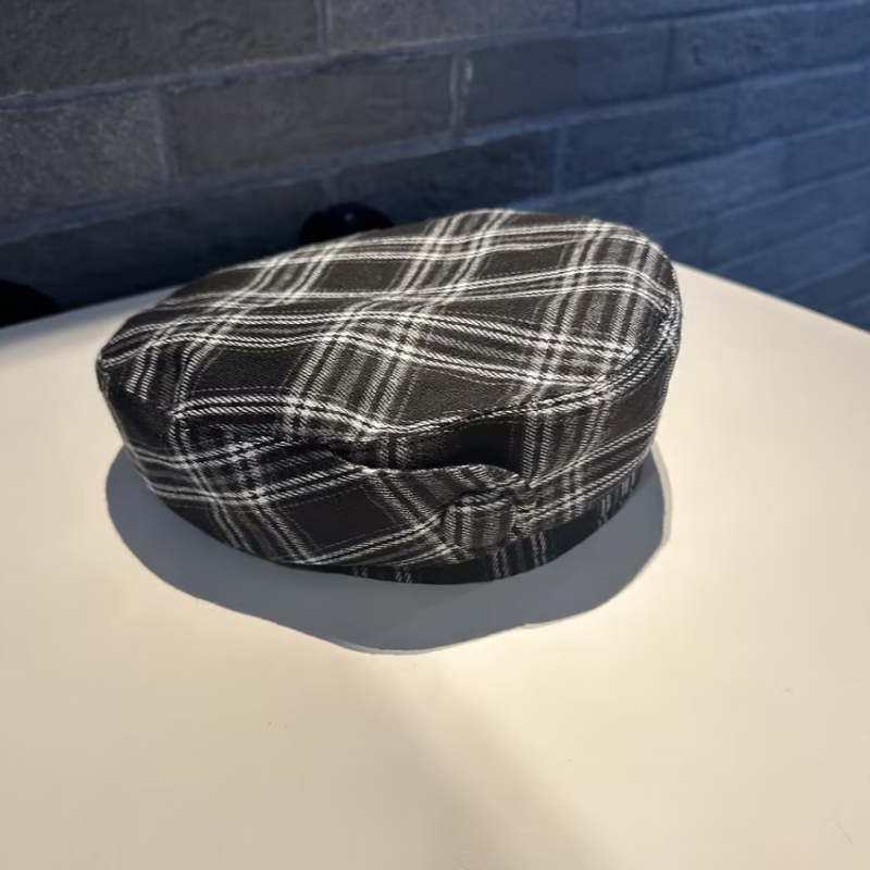 Versatile Dome Hat And Retro Checkered Painter Hat