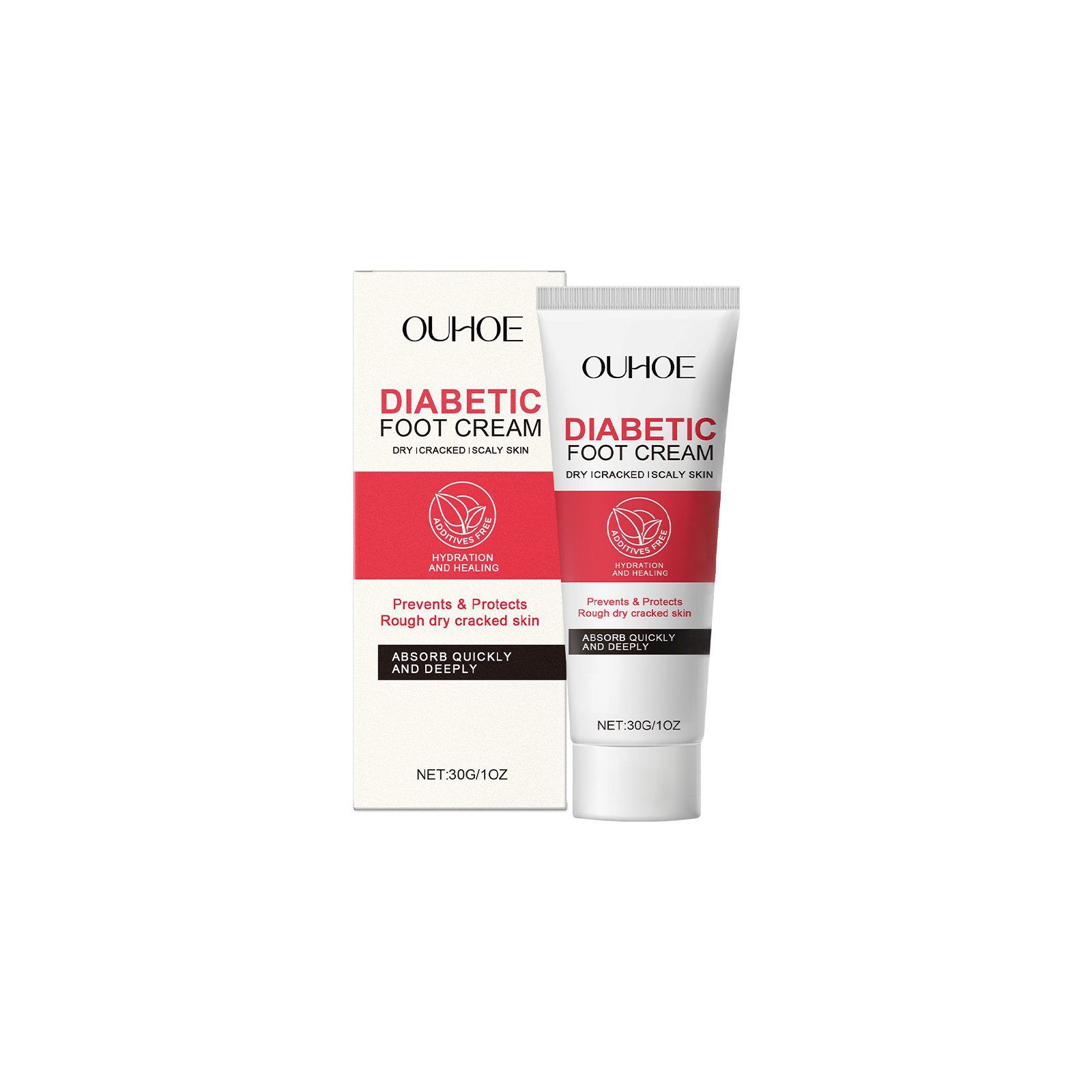 OUHOE Foot Moisturizing Cream, 30 g