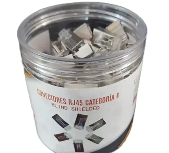 Conectores RJ45 de categoría 6 blindados
