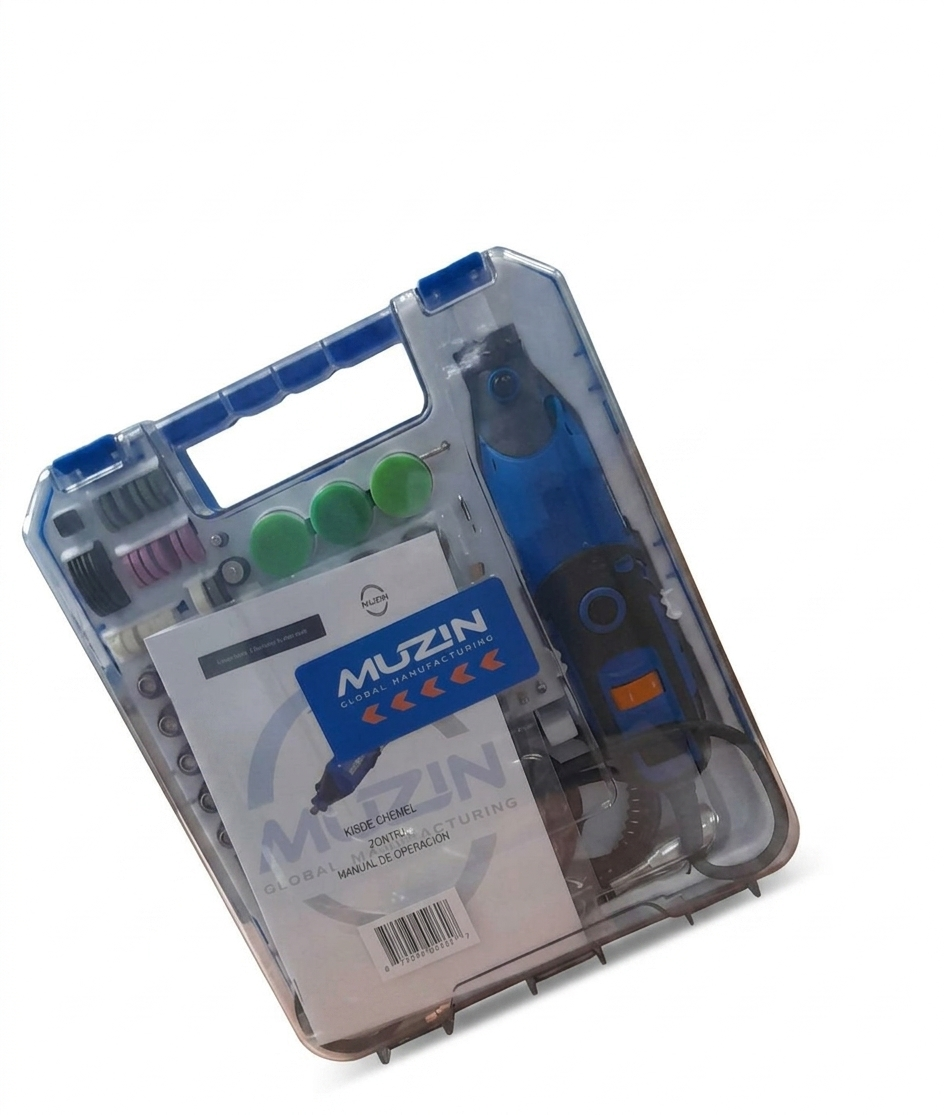Set de Mini Fresadora 160w 3200rpm Muzin