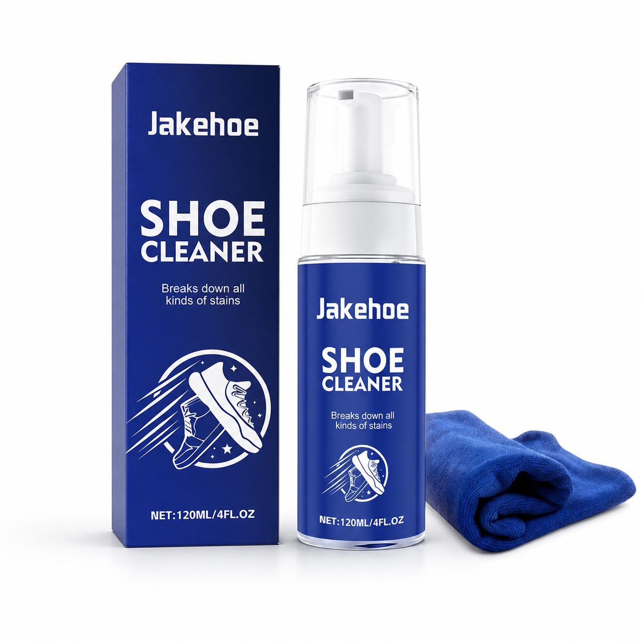 JAKEHOE White Shoe Cleaner Kit, 1 set Kit