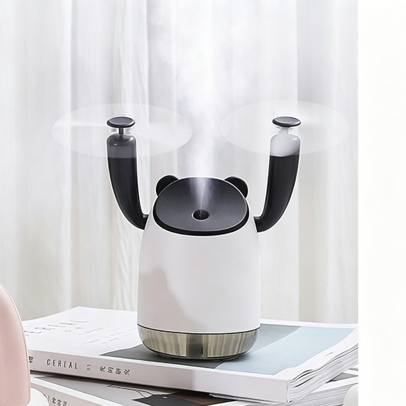 Ventilador Rociador Portátil, Humidificador USB y Mini Aire Acondicionado
