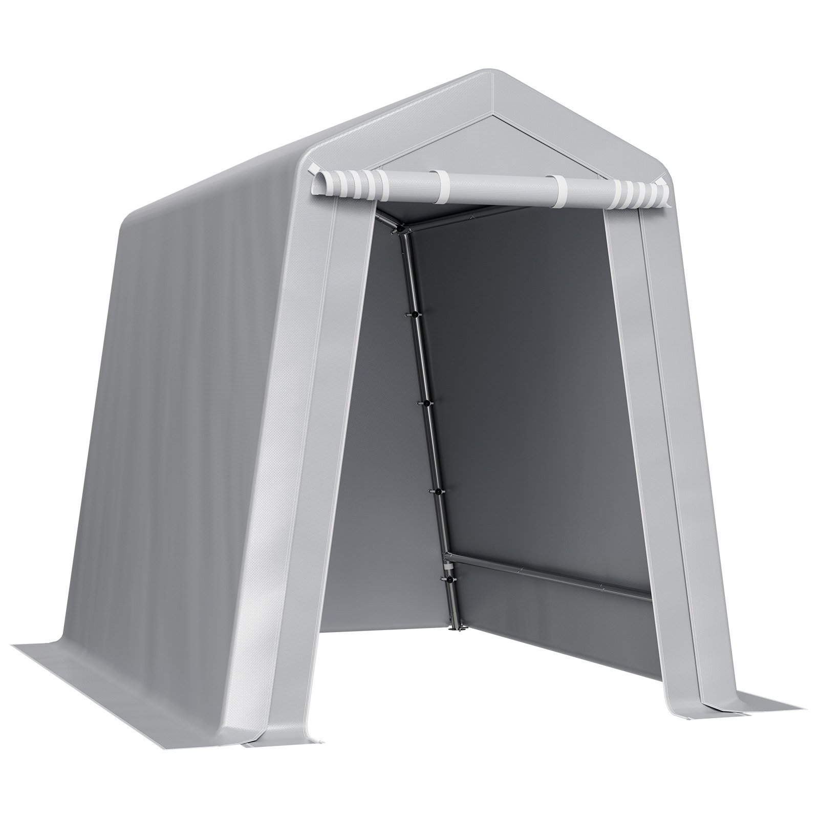 Outdoor Storage Shelter Shed 6x8 Ft Waterproof Portable Canopy Carport Tent