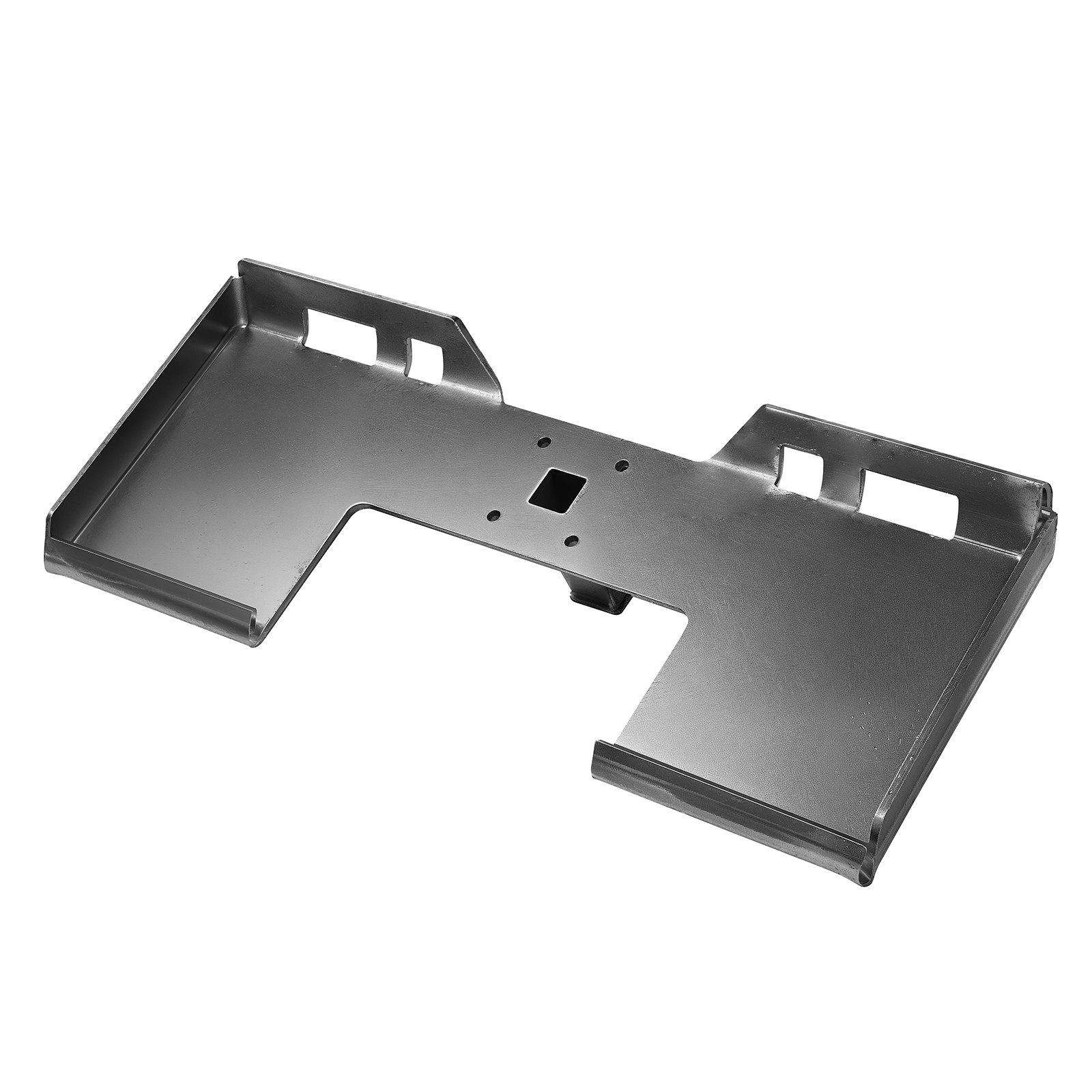 Skid Steer Attachment Plate, 3/8" Skid Steer Mount Plate With 2.28" Hitch Receiver, 7000lbs Quick Attachment Loader Plates, Compatible With Deere, Kubota, Bobcat, Mahindra Skids Steers, Tractor