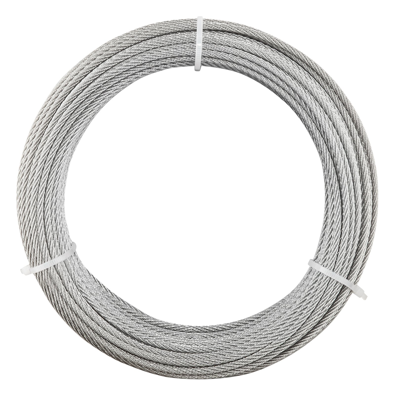 Kit de cable de acero inoxidable 304, 1/8 pulg, 100 pies, 1600 libras resistencia