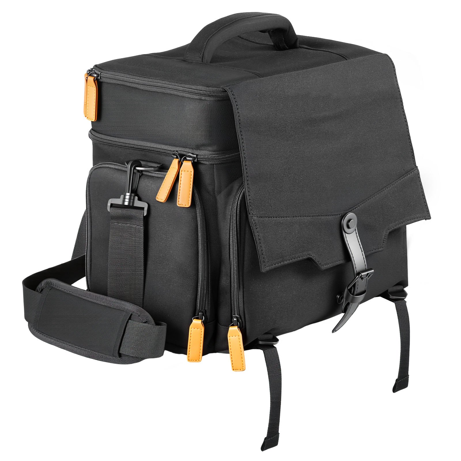 Miniature Storage Carrying Figure Bag, Fits 16 Infantry Minis, Miniature Transport Bag With Handle & Adjustable Shoulder Strap, 1 Foam Layer For Large Storage Capacity (Minis Not Included)