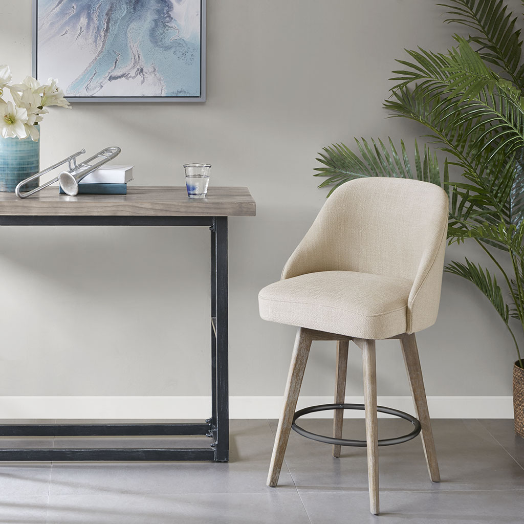 Taburete de mostrador con asiento giratorio