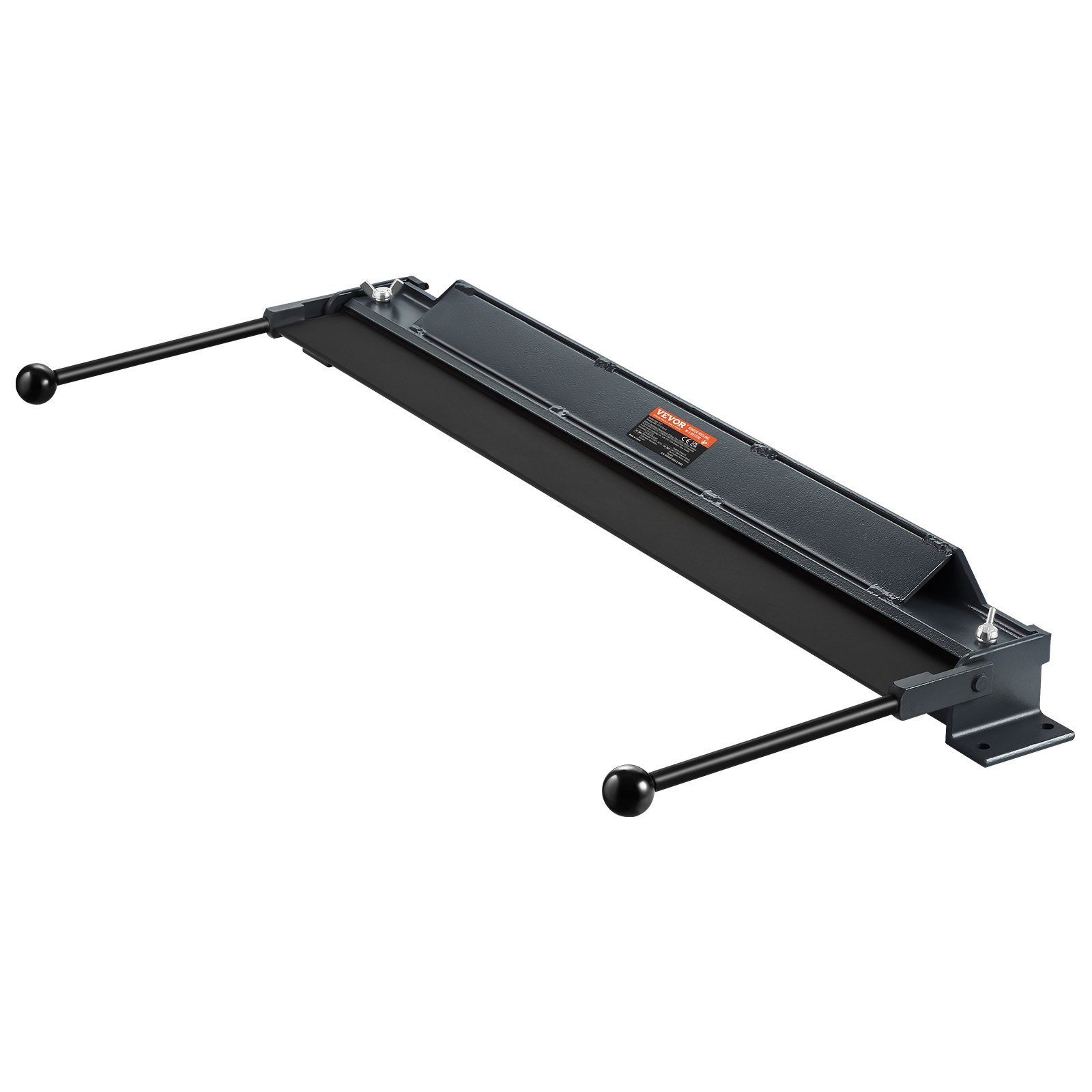 Box And Pan Brake, 48-Inch, 0-130 Degrees Sheet Metal Bending Brake, Portable Mini Metal Bender With 20 Gauge Low Carbon Steel 14 Gauge Aluminum Capacity Power Handle, For Metal Bending