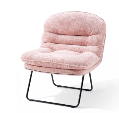 Comfortable Round Chair, Foldable Stylish Floor Chair With Back Support, Suitable For Small Spaces