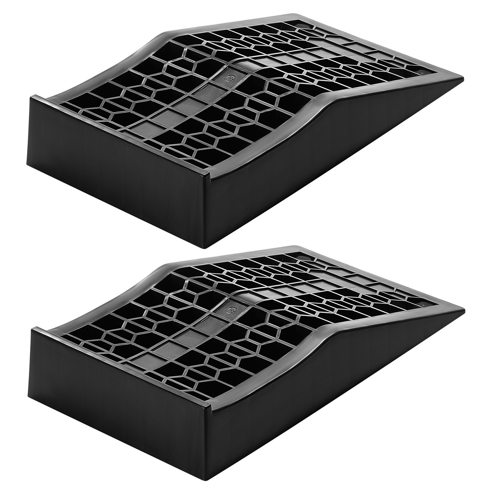 Car Ramps, 2 PCS 20000 Lbs GVW Capacity, 2.6 In Lift Height, Portable Low Profile Car Service Ramps For Home Garage Maintenance & Oil Changes, Heavy Duty For Low Chassis Vehicle & Support Jack