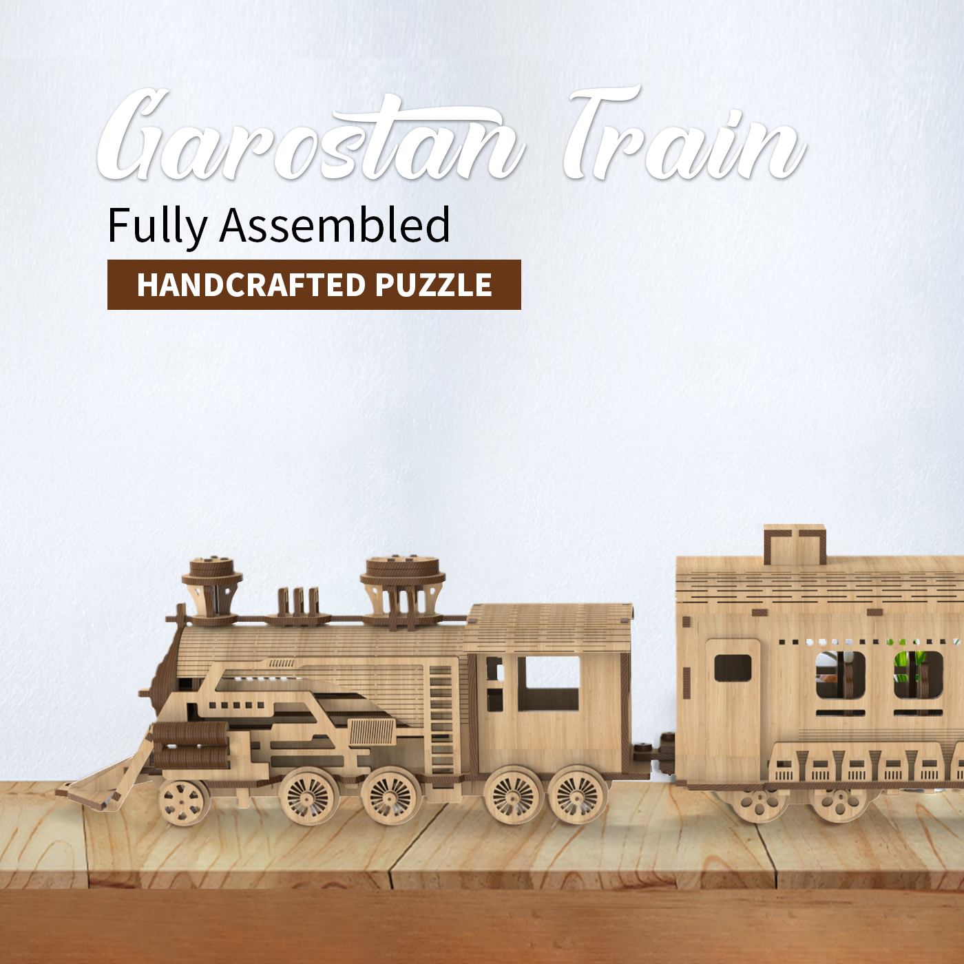 Rompecabezas de tren Garoustan simple