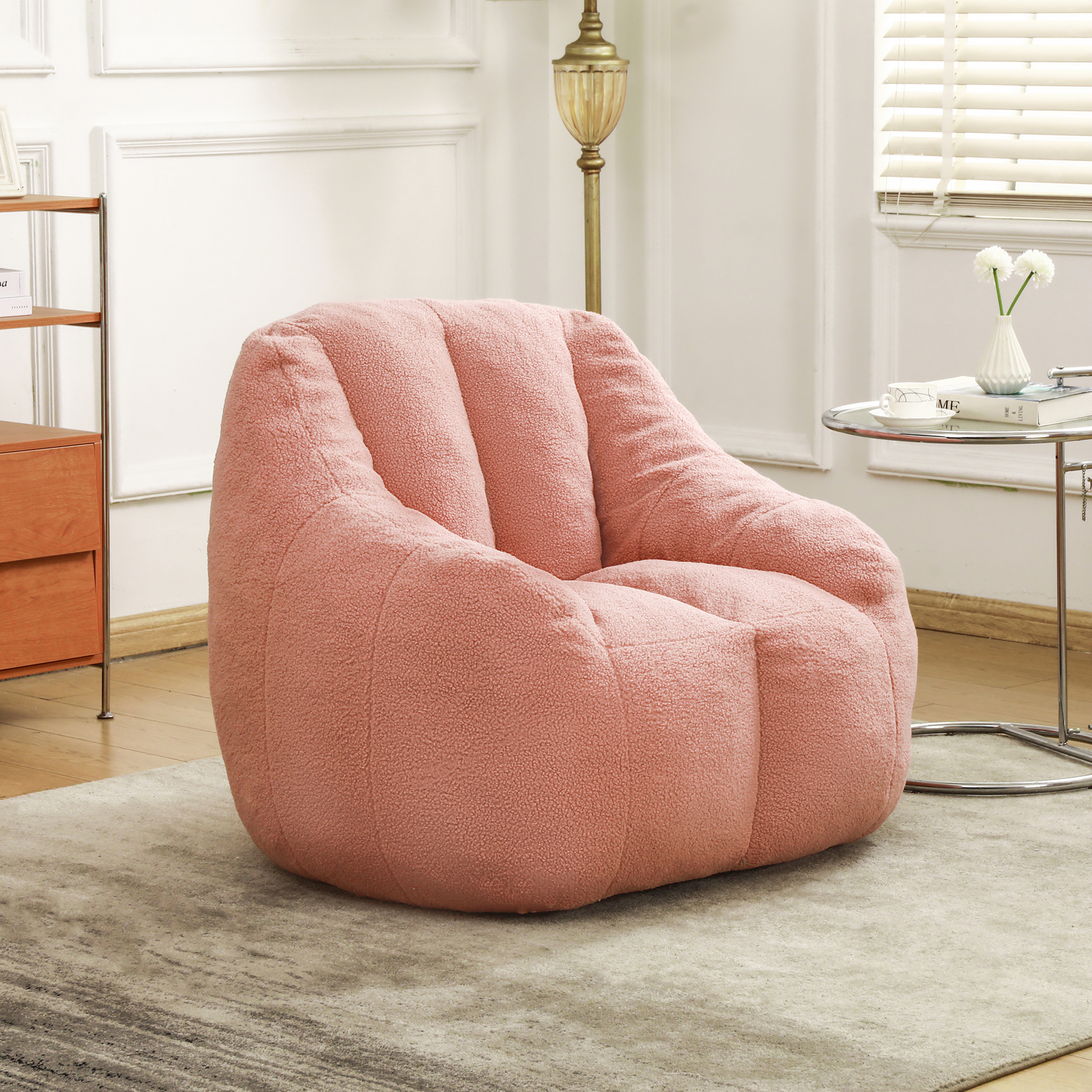 Bean Bag Chair With Filler, Bean Bag Sofa With Tufted Soft Stuffed Filling, Fluffy And Lazy Sofa, Comfy Cozy BeanBag Chairs With Memory Foam For Dorm, Apartment, Living Room