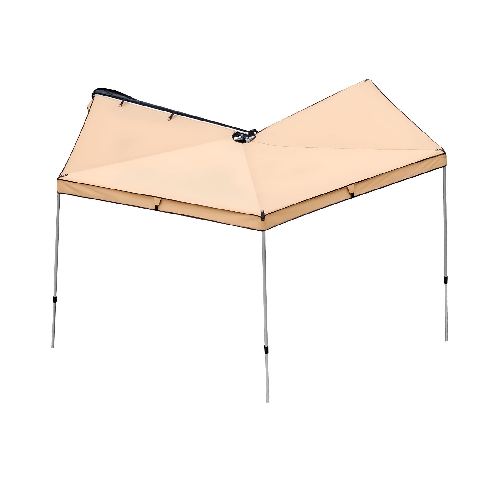 270 Degree Awning, 52 Sq.ft Driver Side Vehicle Awning, Waterproof UV50+ Car Side Awnings With Carry Bag, All-Weather Free-Standing Overland Awnings Car Shelter For SUV Van Truck Camping