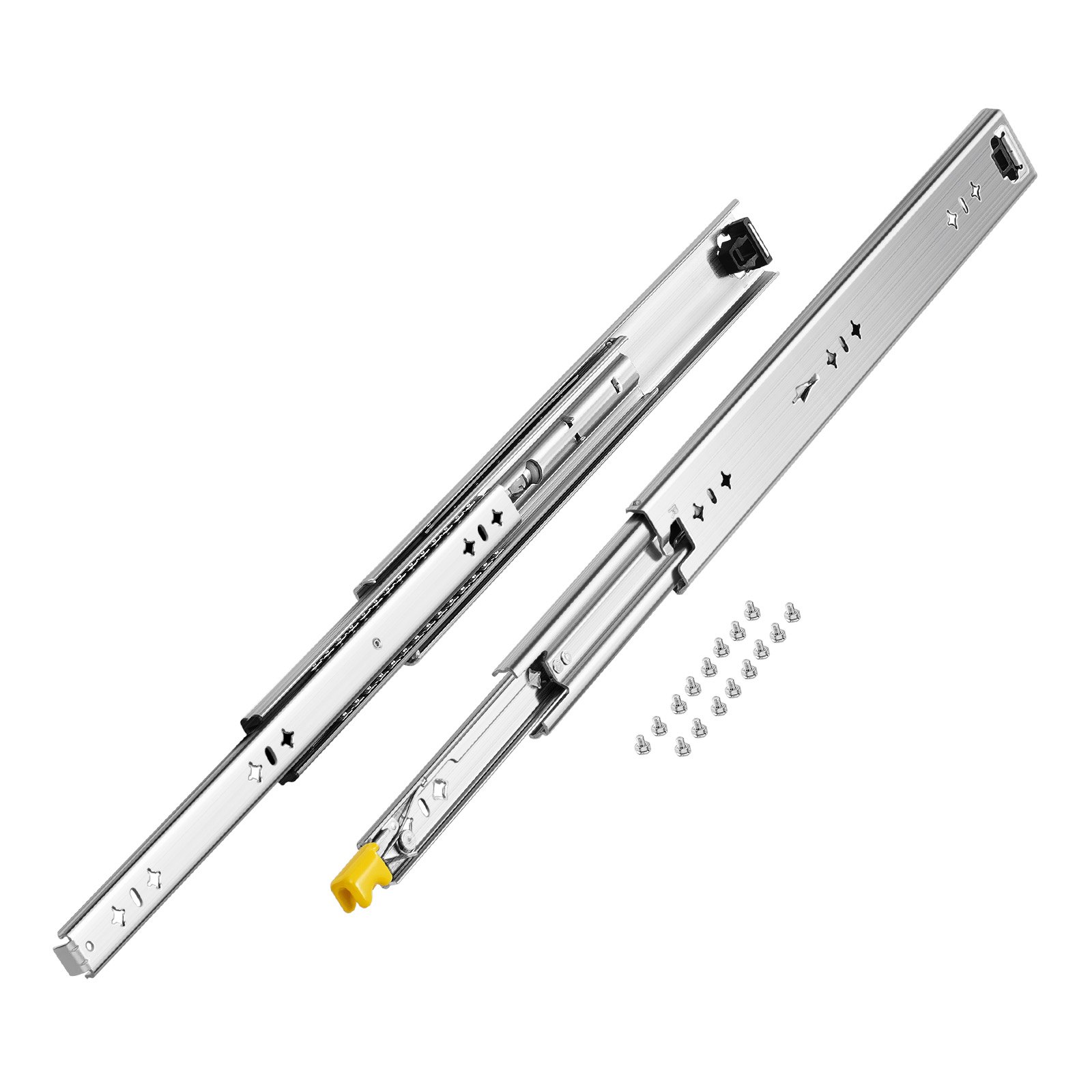 1 Pair 16-60 In Drawer Slides Ball Bearing Full Extension