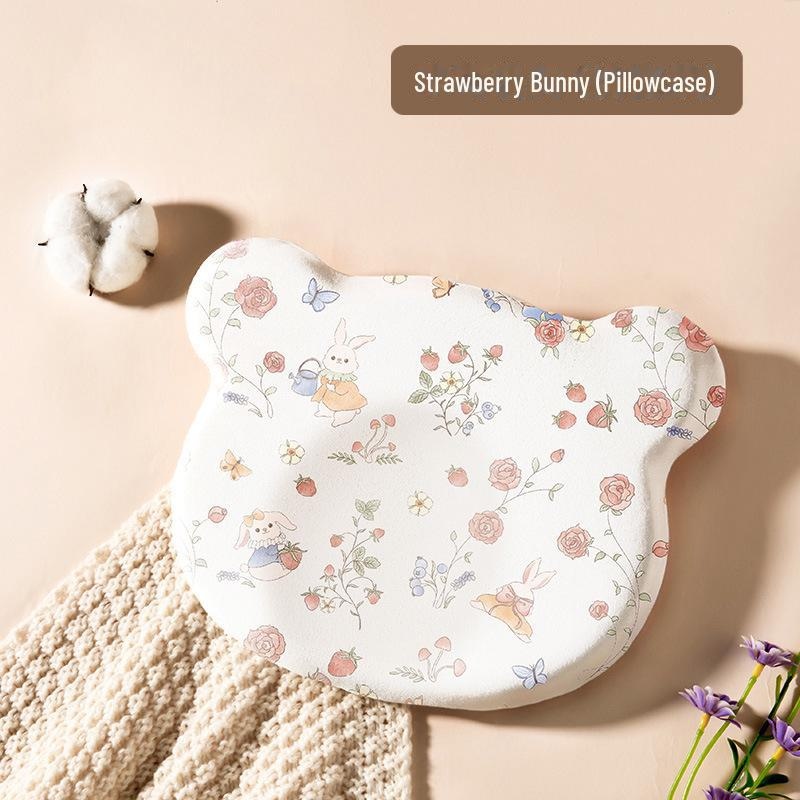 Almohada de silicona con forma para bebé y recién nacido, 0-6 meses