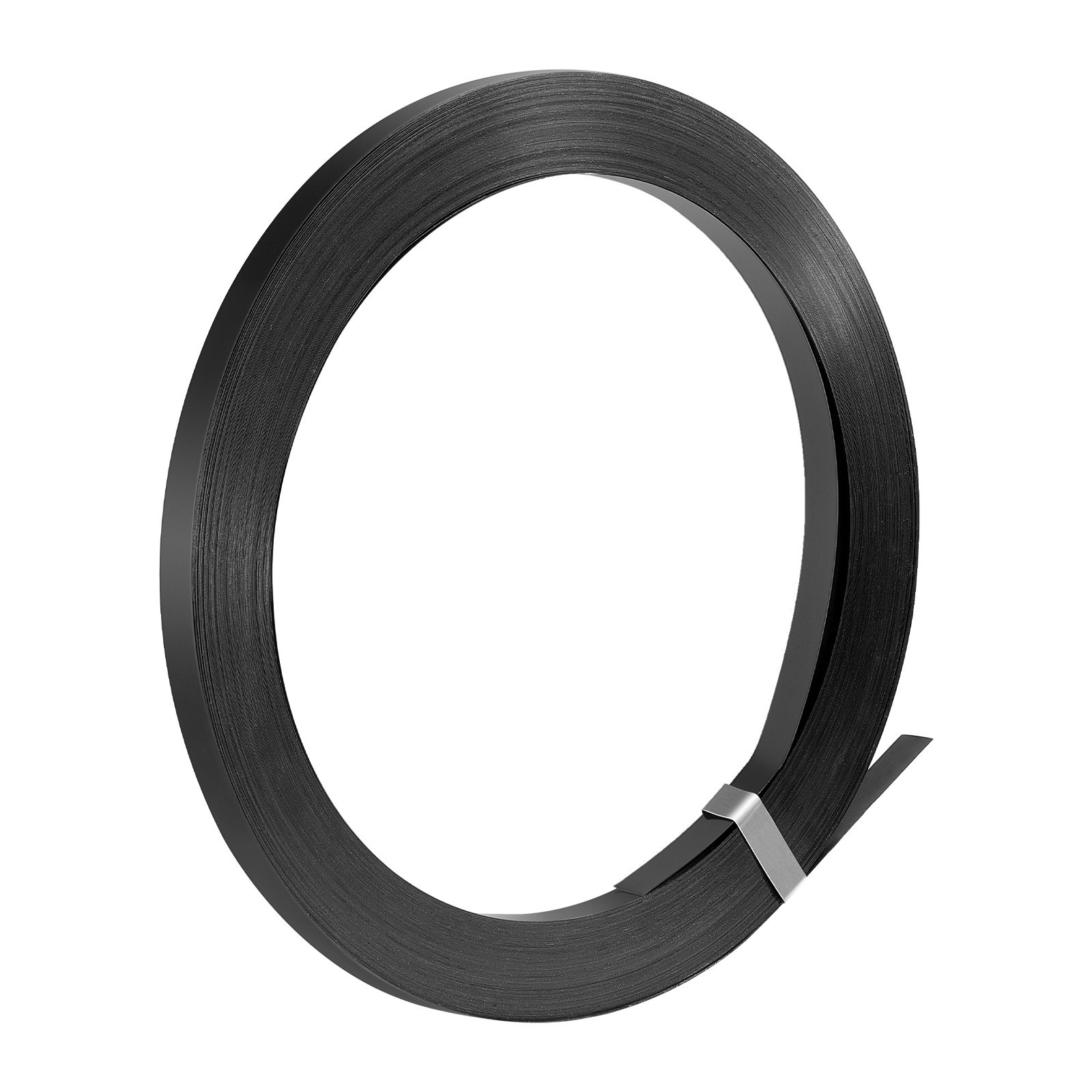 Steel Strapping Coil, 3/4 In X 0.02 In X 300 Ft, Metal Strapping Banding Roll Withstands Harsh Environment, 1710 Lbs Break Strength, Heavy Duty Banding Pallet Strap Coil For Pallet Packing
