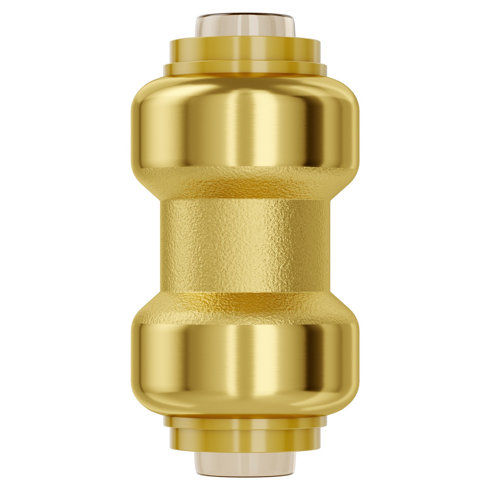 Pipe Fittings, 1/2" 12PCS Brass Pipe Fittings, Straight-Through Push-Fit Pipe Connector Brass Air Fittings, Heavy Duty Plumbing Fittings Adapter For Heating/Shower Systems, Water Pipes