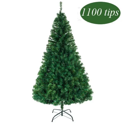 Árbol de Navidad artificial Alightup de 7 pies con 1100 ramas, pino decorativo