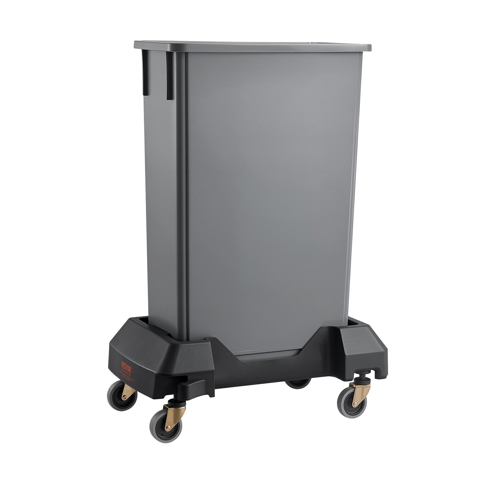 Slim Trash Can Dolly With Wheel Fit 16/23 Gal Container Bin 200lbs Heavy Duty