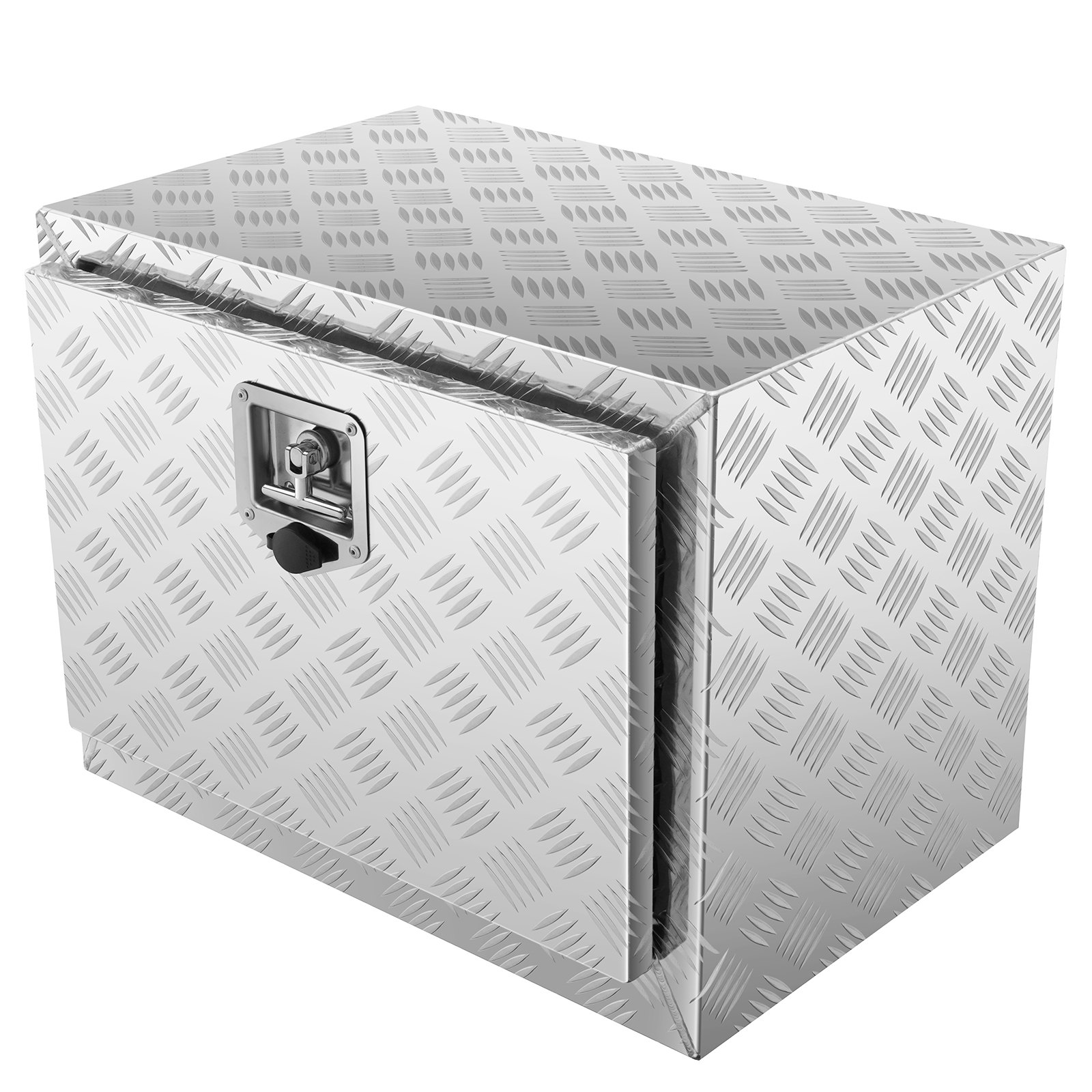 Caja de herramientas para camión, 24x14x16 pulgadas, aluminio, impermeable, con cerradura.