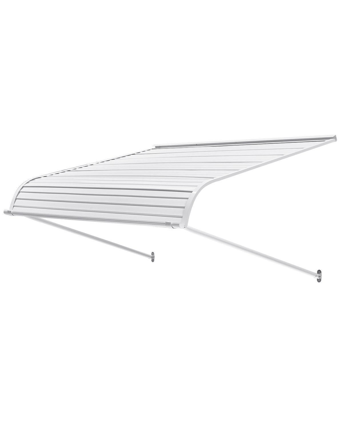 Toldo para puerta o ventana, 48x42 pulgadas, aleación de aluminio, anti-óxido