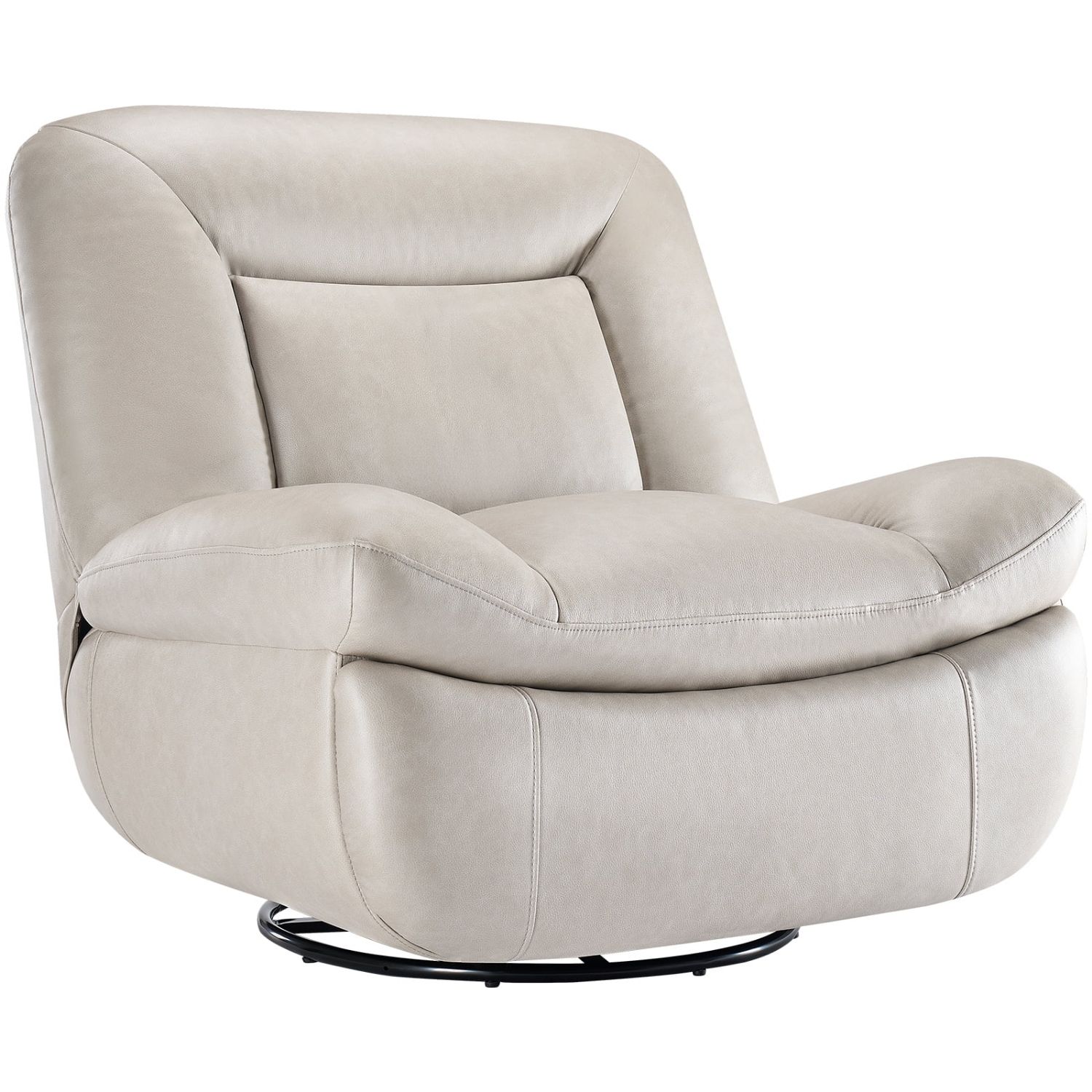 Sillón reclinable mecedora giratorio 360 grados, tapizado en lino