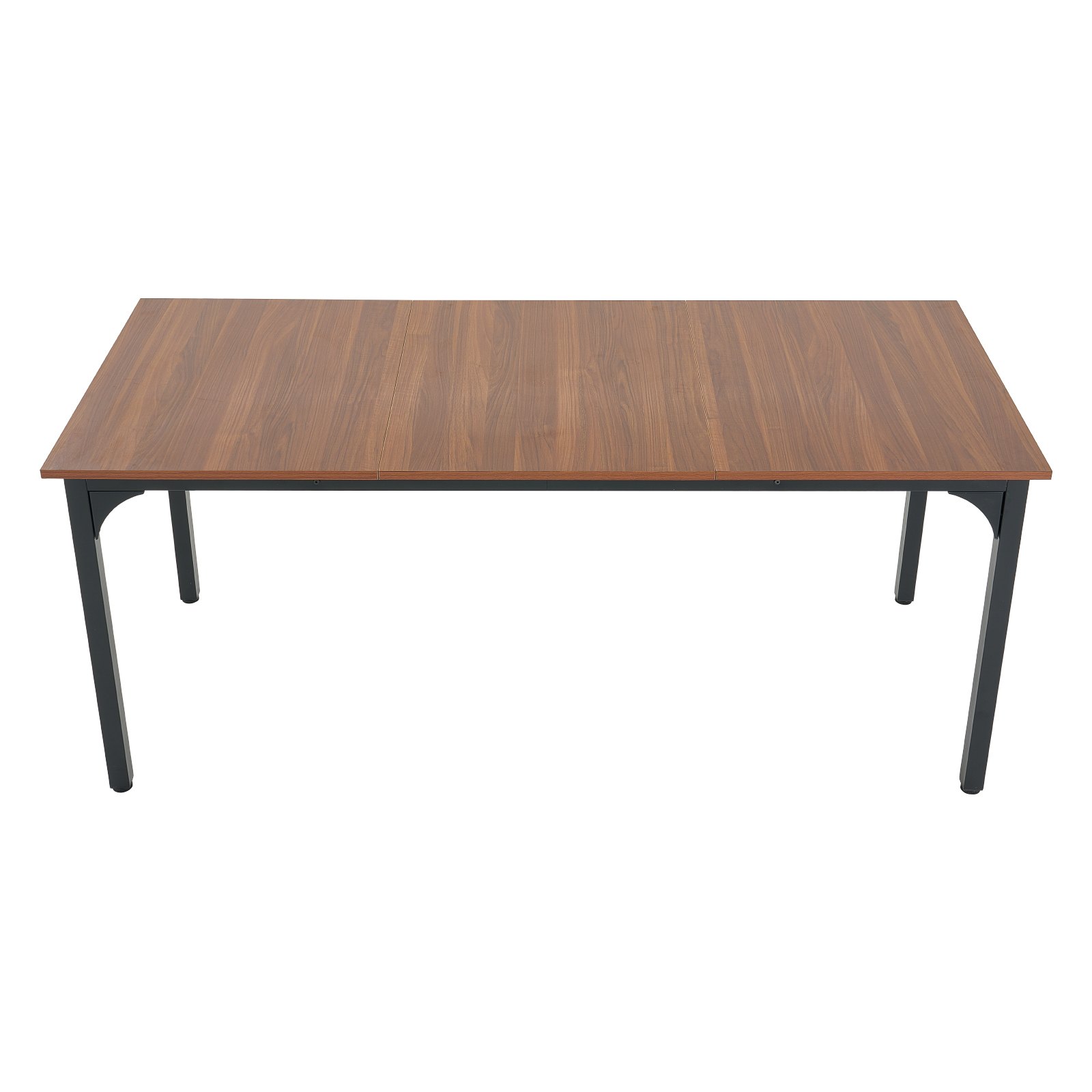 71in Rectangle Dining Table Wood Kitchen Table For 6-8 Person Brown (Only Table)