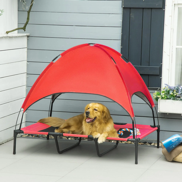 Cama refrescante tipo cuna para perro