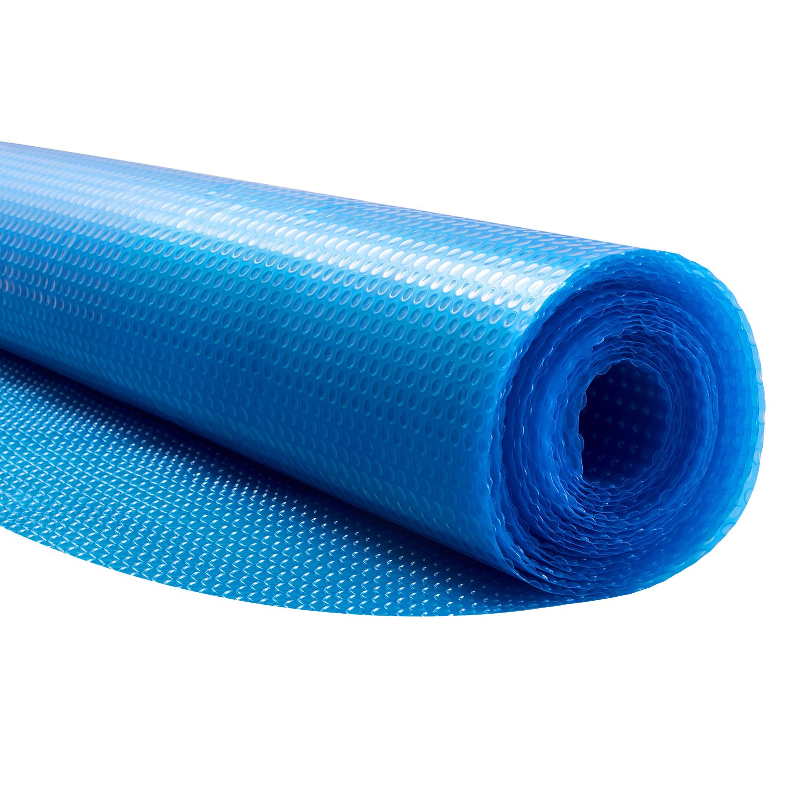 Solar Pool Cover, 24 Ft Round Pool Bubble Cover, 16 Mil Pools Solar Blanket With Bubble & PE Material, Daytime Heat Absorption, Nighttime Heat Retention, Heat Retaining Solars Covers, Blue
