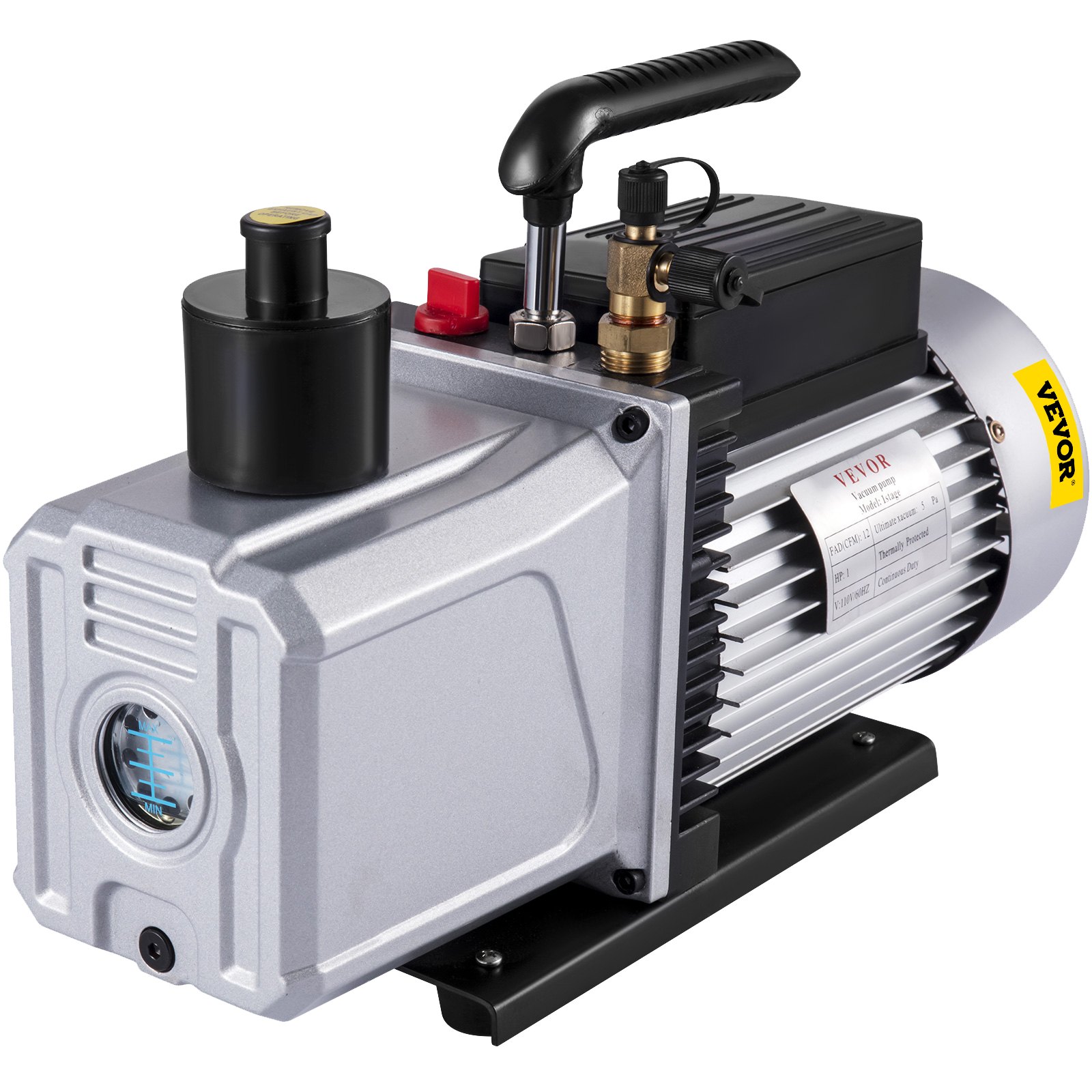 Bomba de vacío de una etapa 12CFM 110V para aire acondicionado y HVAC