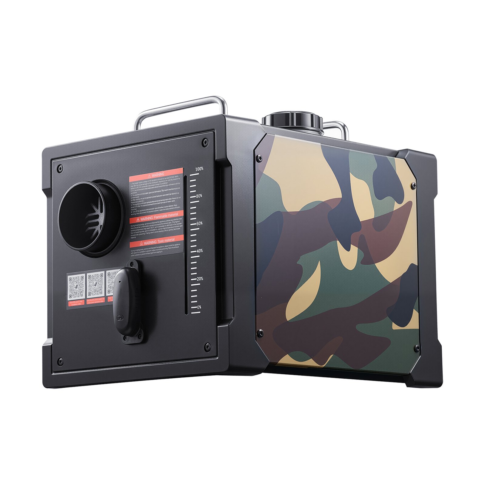 Diesel Heater, 8KW, DC 12V/24V, All In One Portable Diesel Air Heater With Bluetooth APP Control, Remote Control And LCD Screen, 1.9 Gal Fuel Tank For Trucks, Vans, RVs, Campers, And Garages