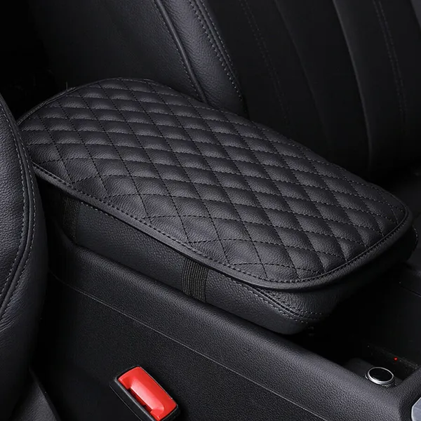 Funda protectora de reposabrazos de coche de cuero PU para consola central