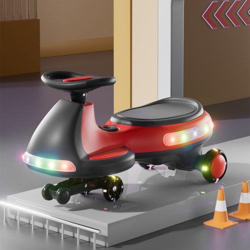Auto eléctrico montable 12V para niños con luces LED y música, antivuelco