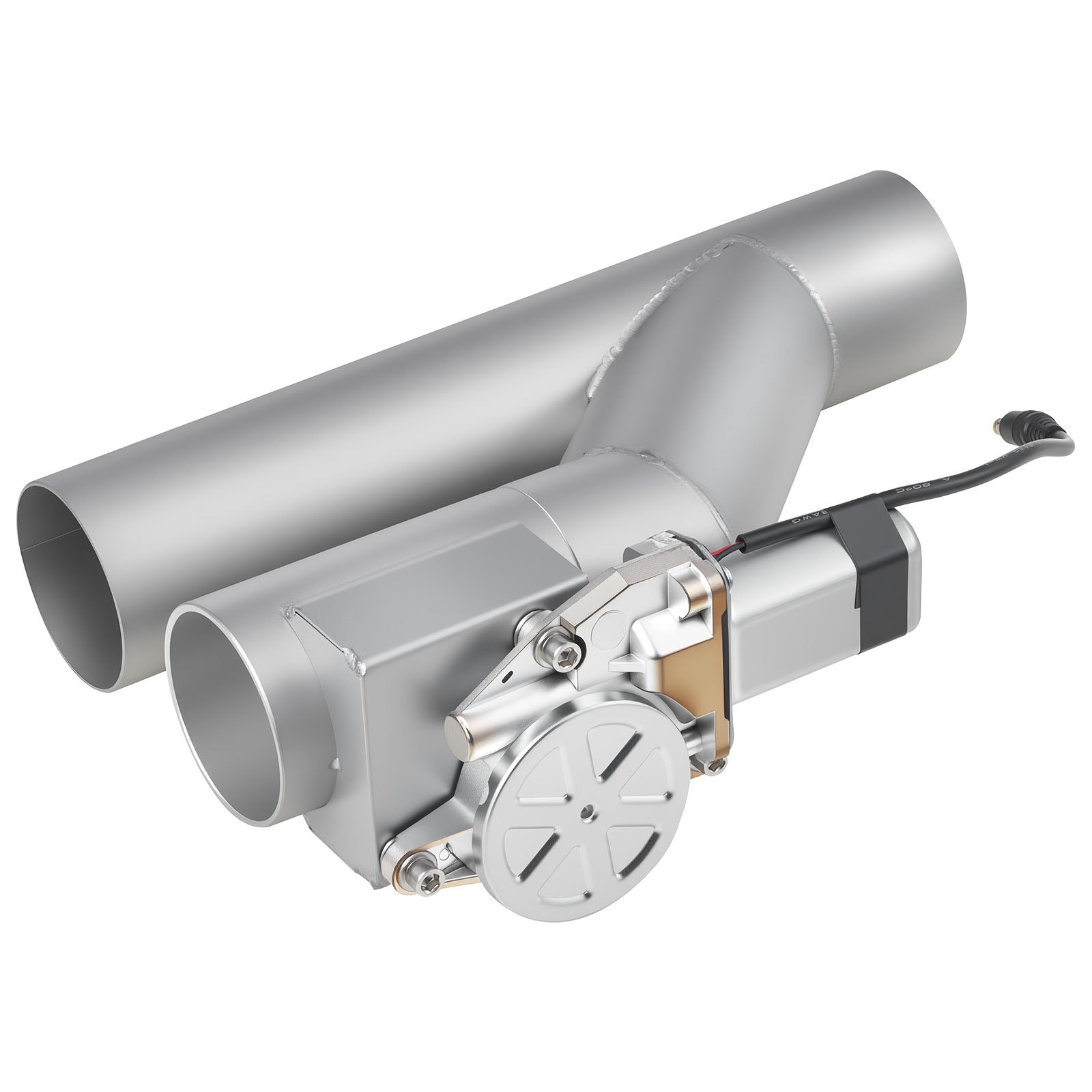Válvula de escape eléctrica universal de 2.5 pulgadas, acero inoxidable, con control remoto