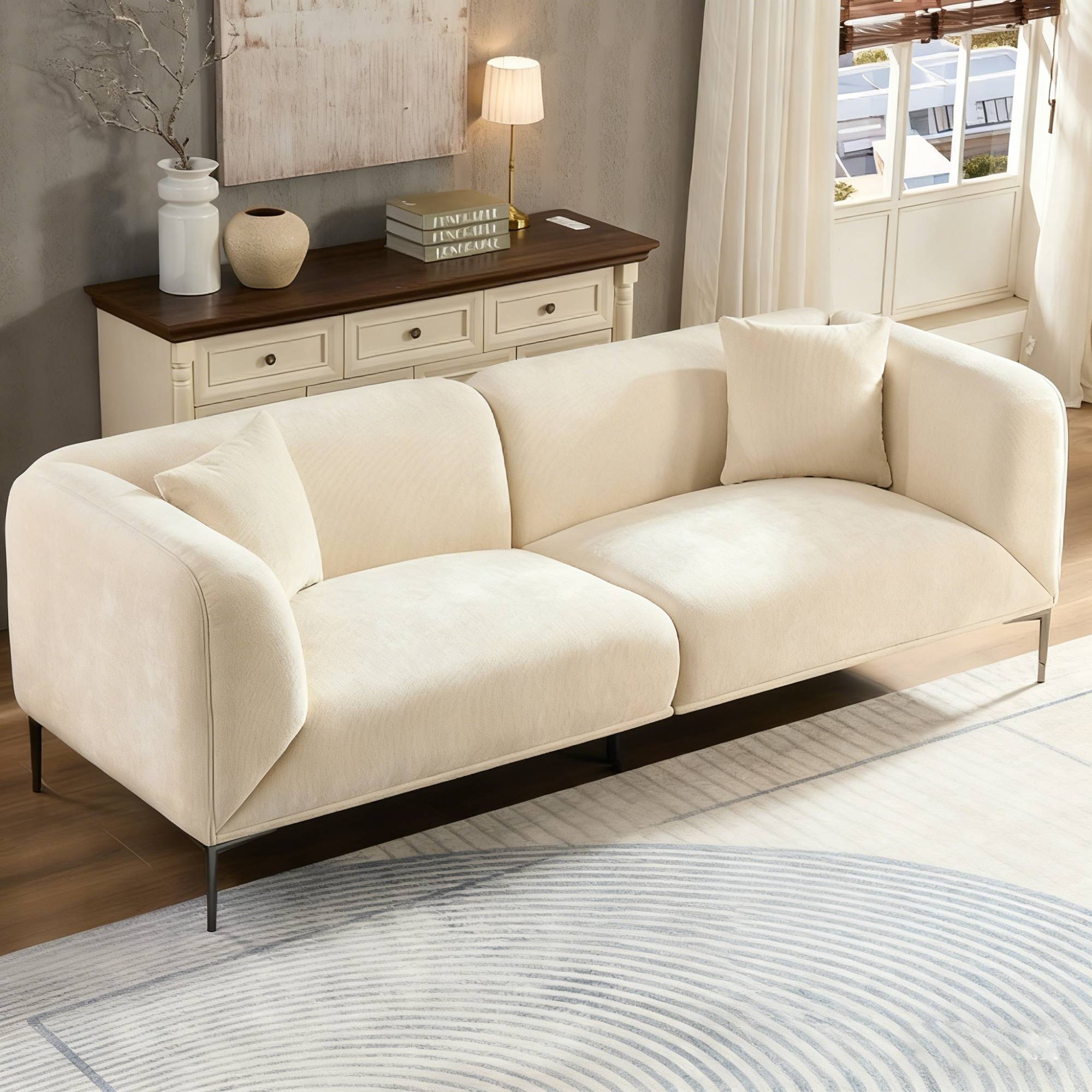 Modern Sofa For Living Room Family Movie Nights & Reading Hours
