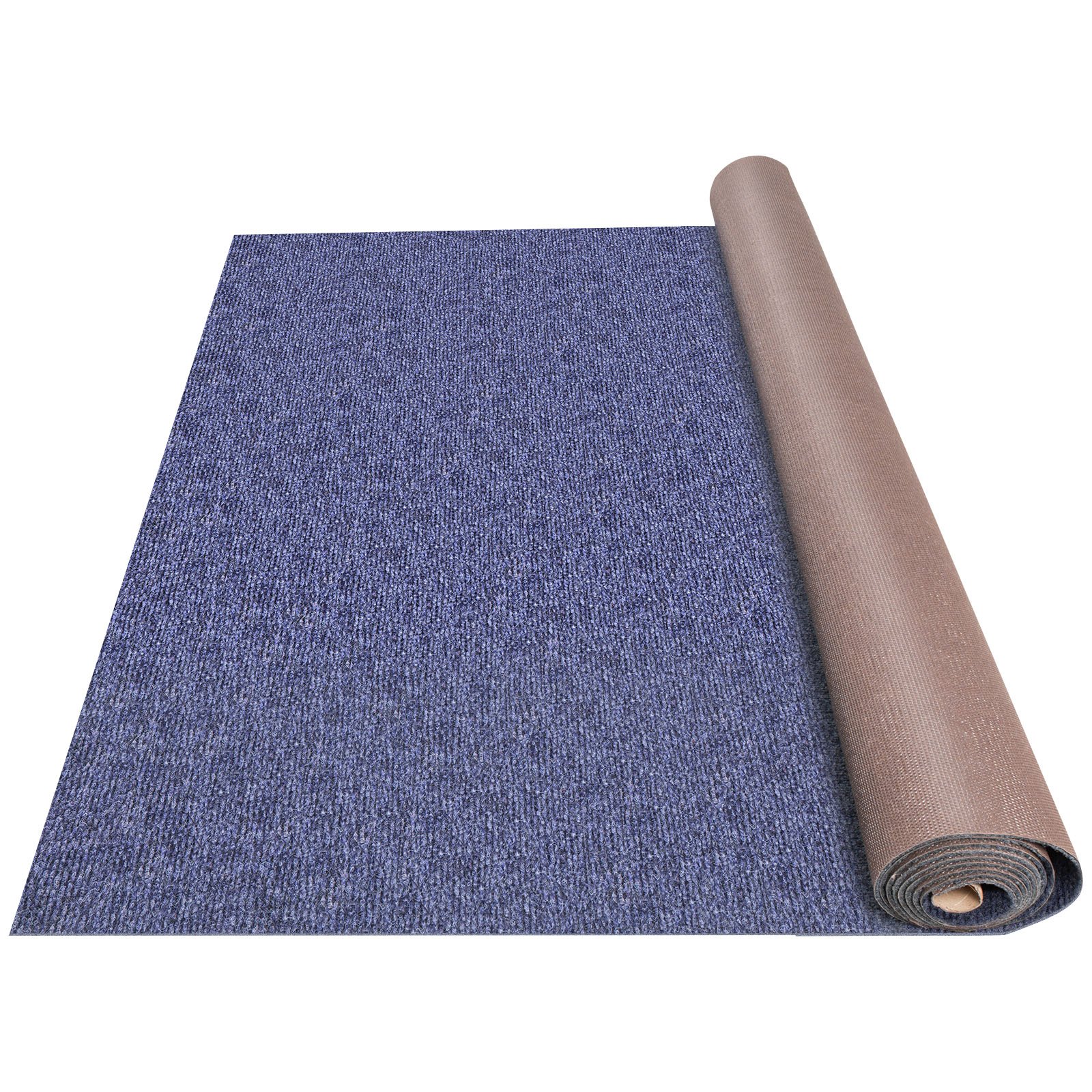 Deep Blue Marine Carpet 6 Ft X 52.5 Ft Marine Carpeting Marine Grade Carpet For Boats With Waterproof Back Outdoor Rug For Patio Porch Deck Garage Outdoor Area Rug Runner Non-Slide Porch Rug