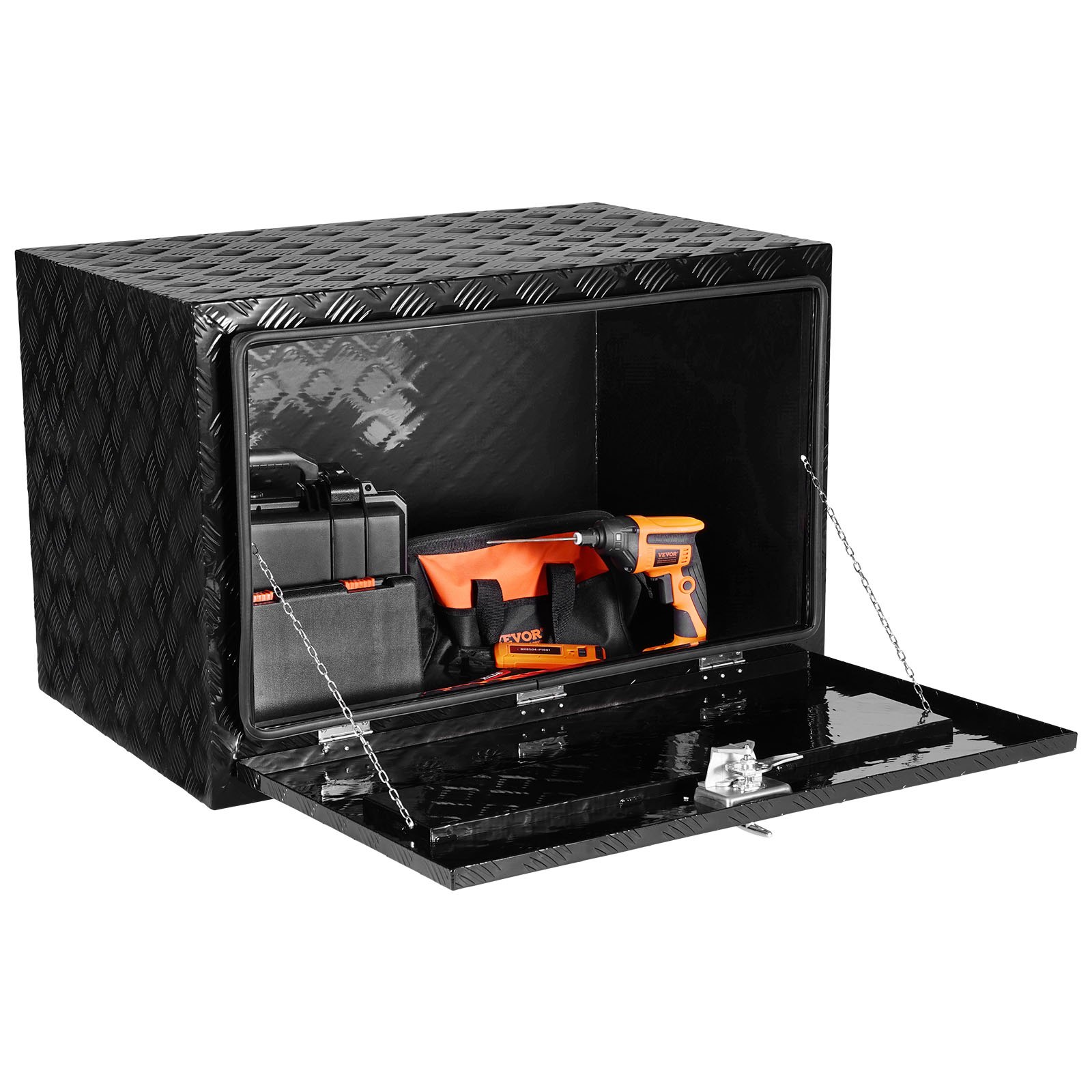 Underbody Aluminum Truck Tool Box 48" X 17" X 18" Trailer RV Tool Storage