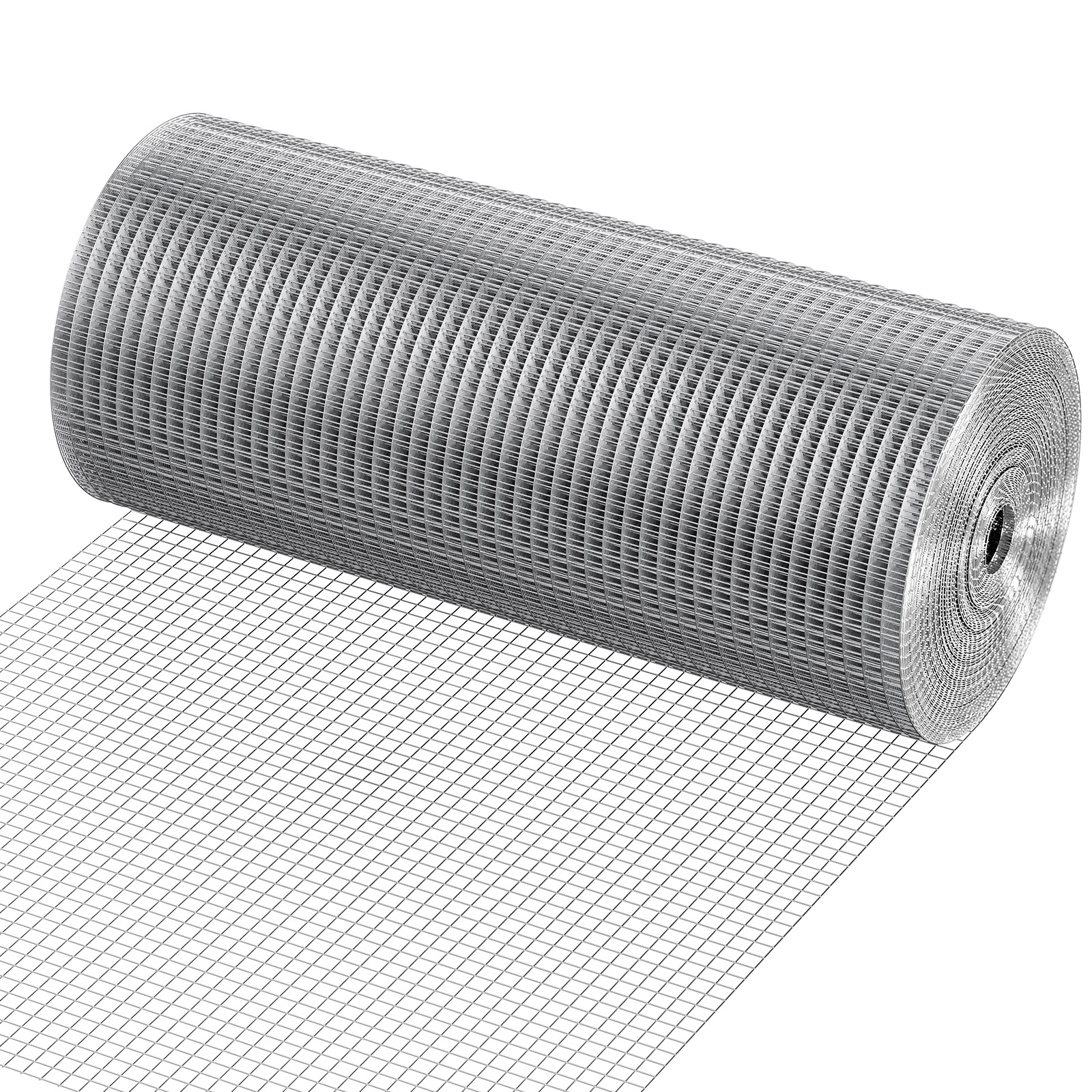 Malla de alambre galvanizado 1/2 pulgada, 24 pulgadas x 100 pies, calibre 19
