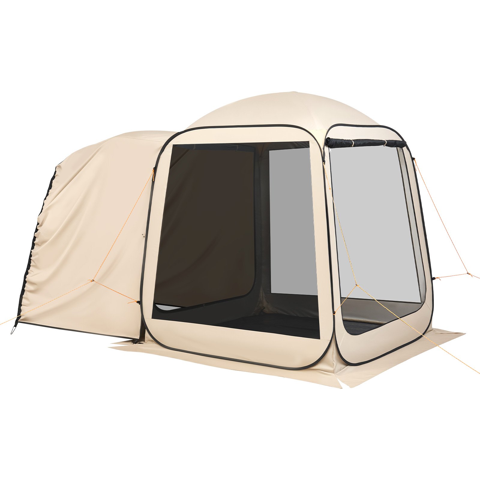 Tienda de campaña con mosquitero, 6 x 6 pies, para 4-6 personas, para portón trasero SUV