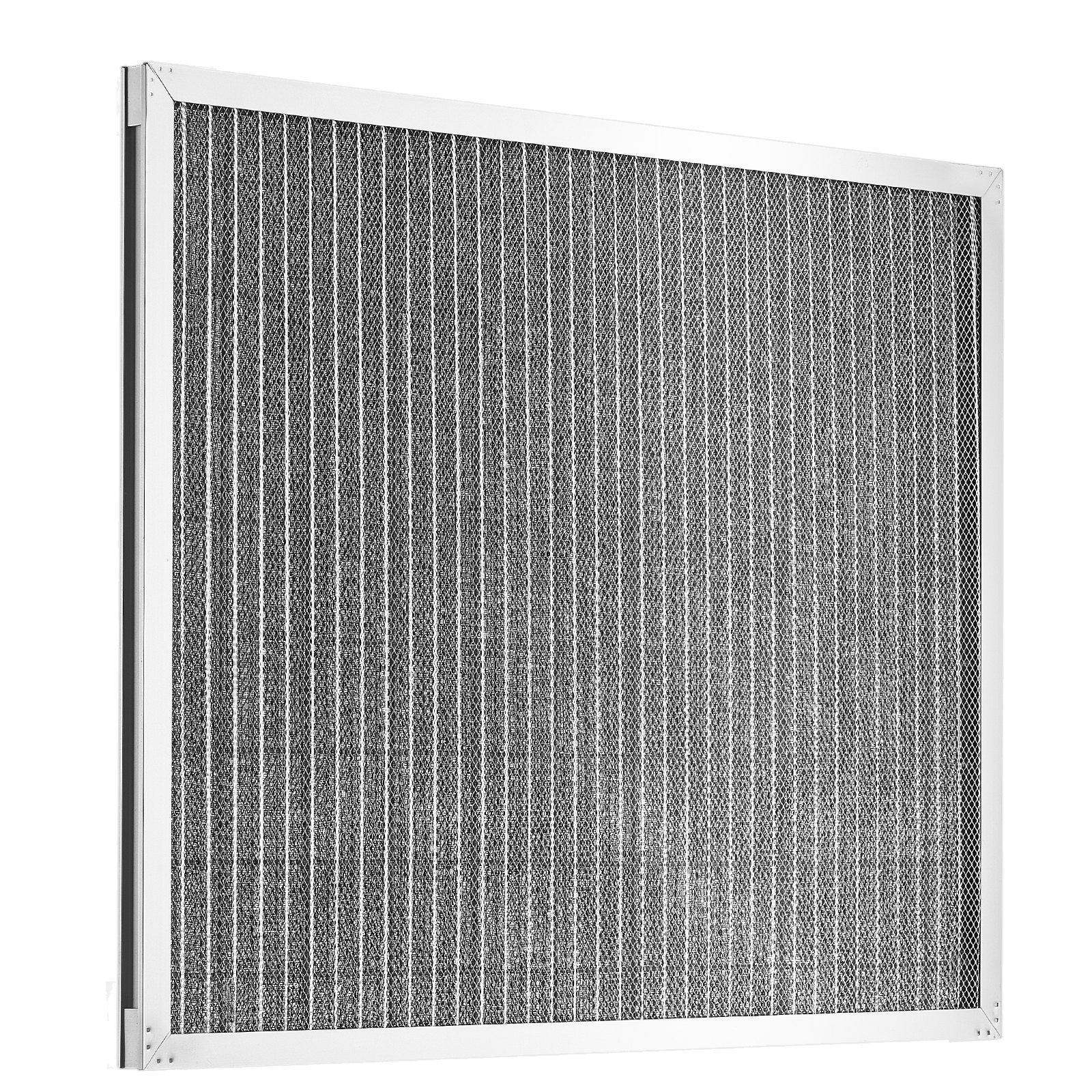 Filtro de aire electrostático lavable de aluminio 20x25x1 pulgadas, MERV 8