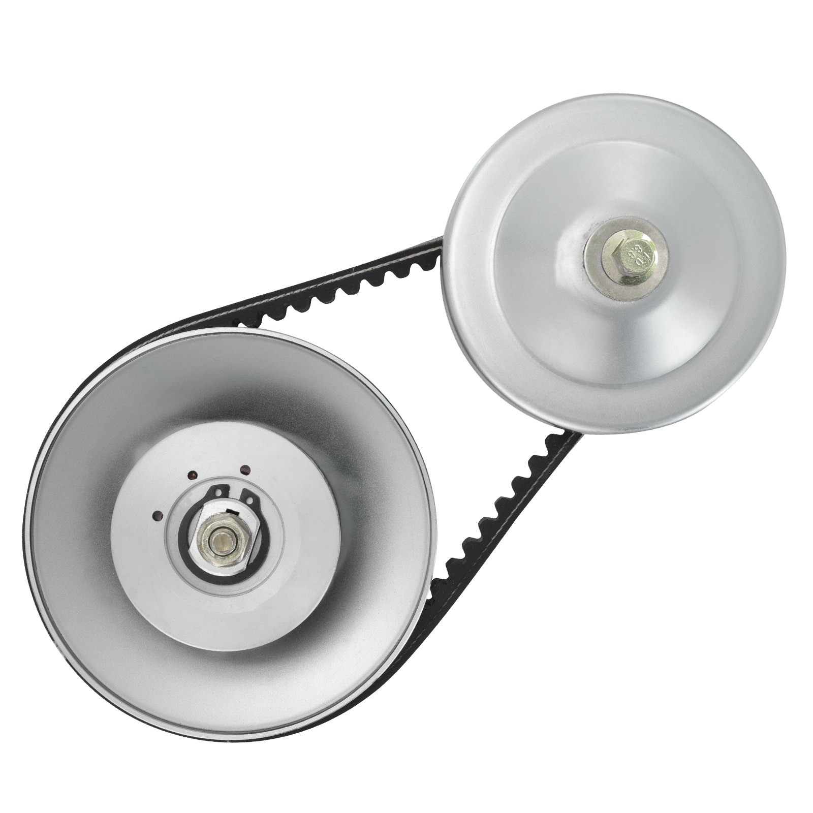 Go-Kart Torque Converter, 3/4" Go-Kart Clutch Kit, 30 Series Asymmetrical Driver Pulley Replacement With Drive Belt, For 2-8 HP Small Engines, Replace Comet 219552, Manco 5957, Yerf Dog Q43201W