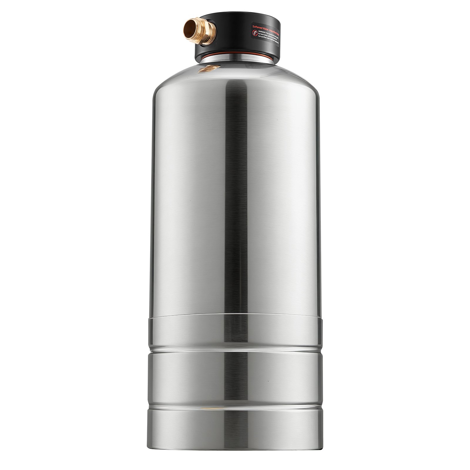 Ablandador de agua portátil para RV, 16,000 granos, acero inoxidable