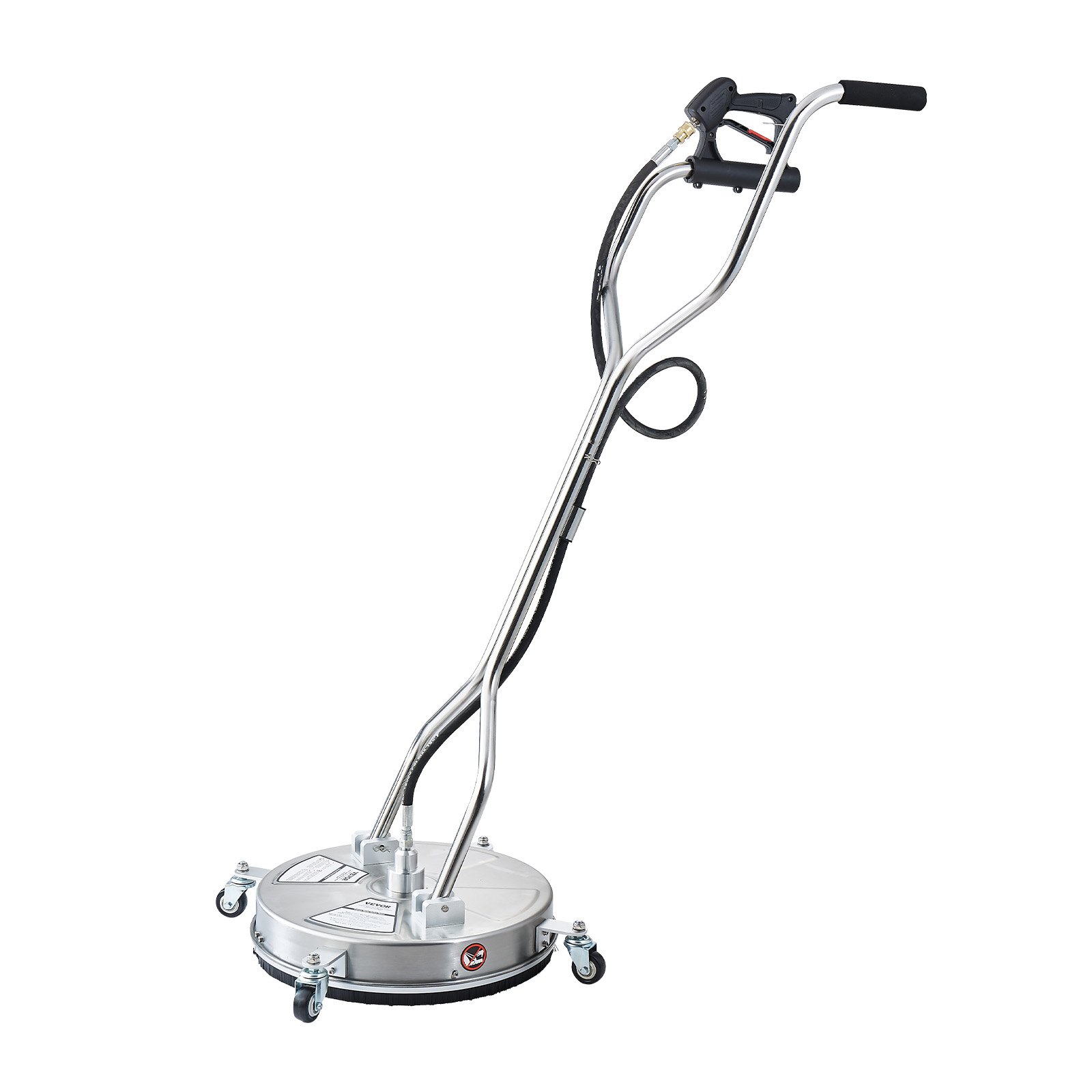 18' Pressure Washer Surface Cleaner 4 Wheels Dual Handle 4000 Max PSI