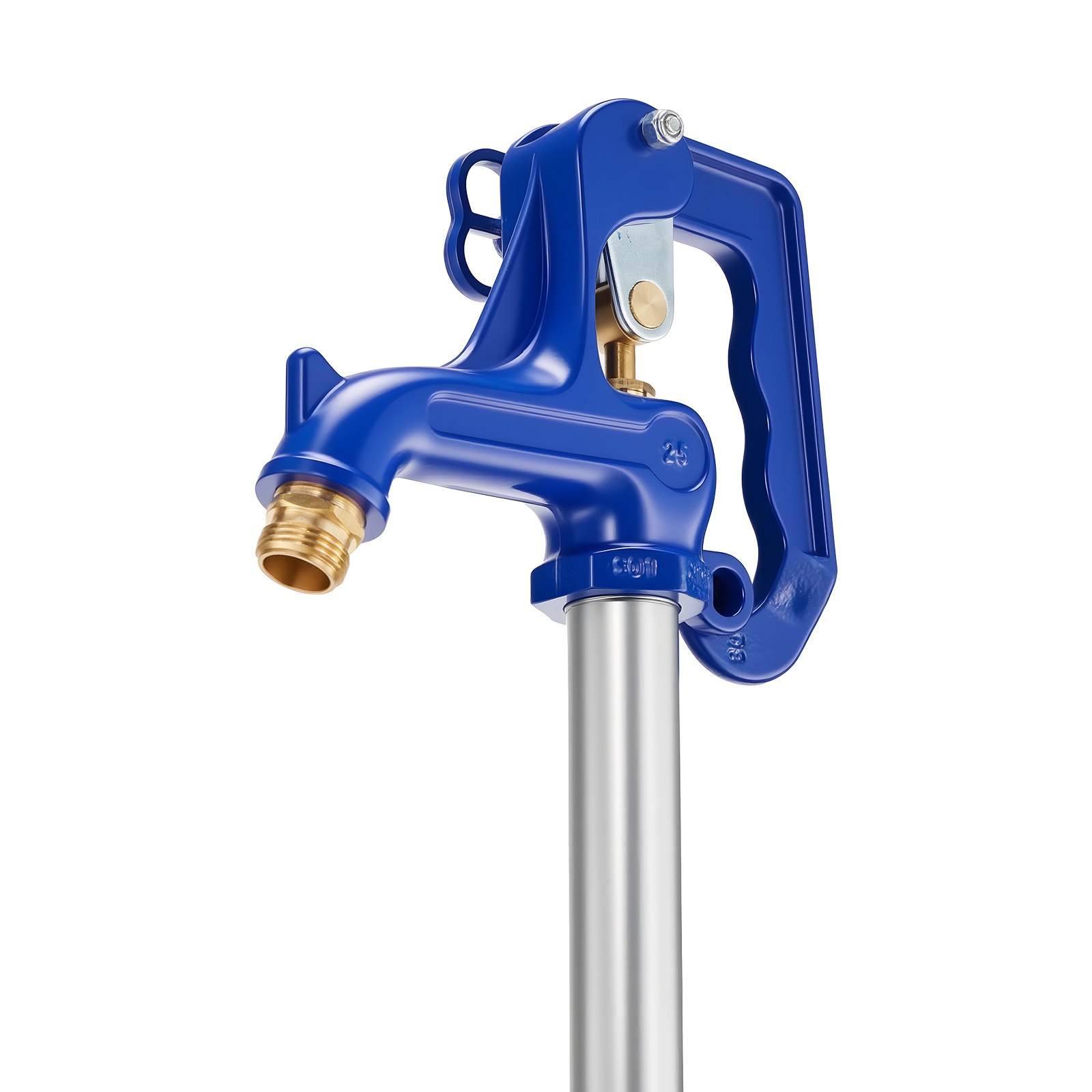 Frost Proof Yard Hydrant, 5.24FT Freeze-Proof Outdoor Faucet With 36" Bury Depth, 3/4" NPT Pipe Connection, Lever Handle + Handwheel, No Lead Freezeless Hydrant For Yard Garden Farm Irrigation