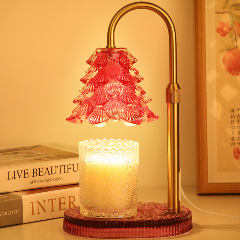Lámpara calentadora de velas con temporizador y atenuador, ajustable, para frascos