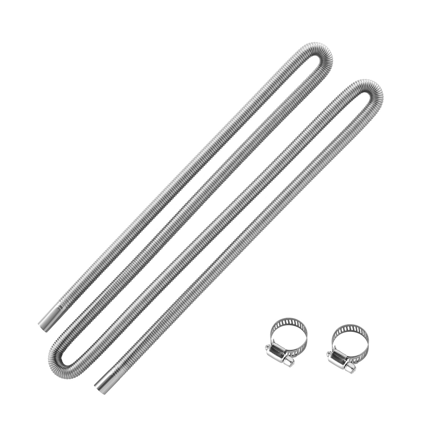 Manguera de escape de acero inoxidable de 118.1 pulgadas, flexible para calentador diésel